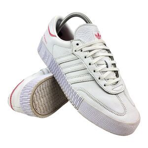 ADIDAS Shoes SAMBAROSE SWAROVSKI Womens Size 9.5 Cloud White Sneaker H05131